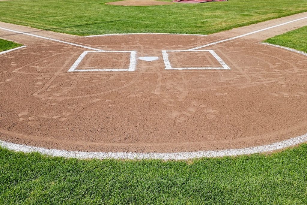 Sharon High School Baseball Field batters box