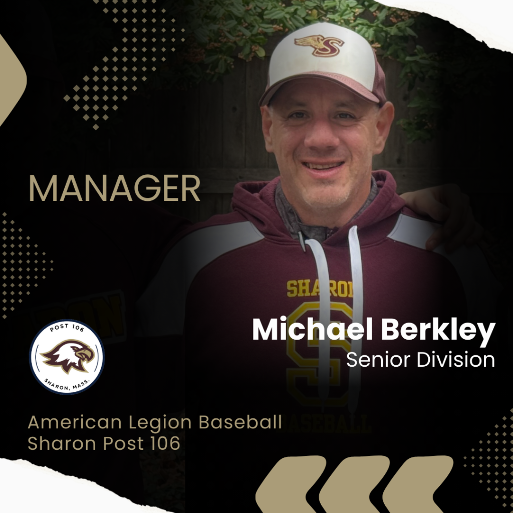 Sharon Legion Senior Team Head Coach Michael Berkley